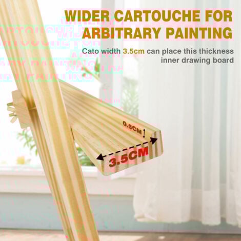 Studio Wooden Easel Display Art Craft Artist 175cm Wedding Painting Stand Tripod