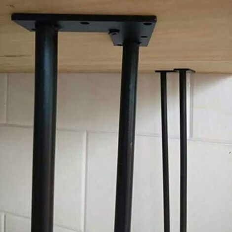 4x 41cm 16'' Hairpin Steel Legs Set for Dining Table Bench Desk Table Furniture