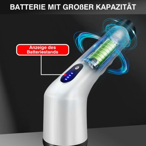 9 in 1 Electric Spin Scrubber Turbo Scrub DIY Cleaning Brush Cordless Chargeable