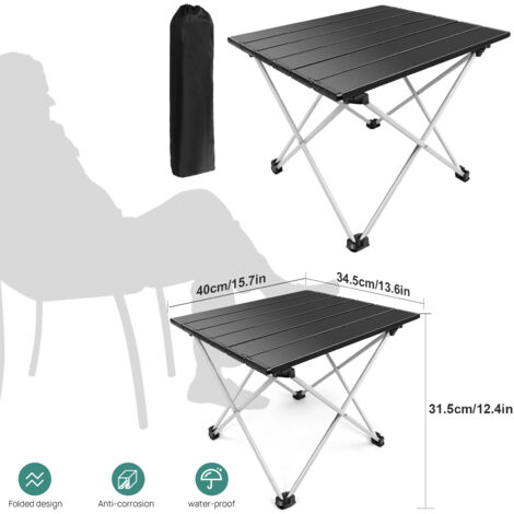 2024 Portable Folding Mini Camping Picnic Table Party Kitchen Outdoor Garden BBQ