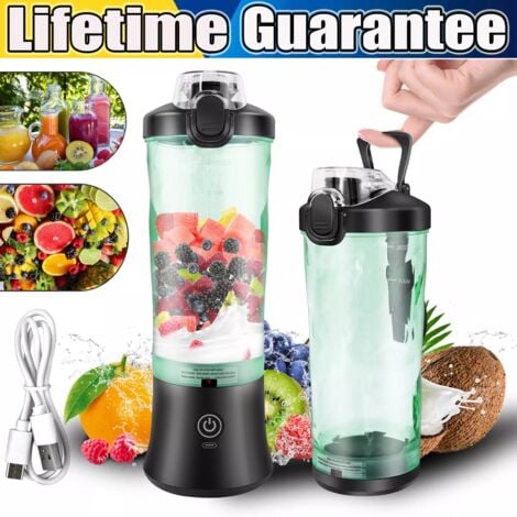 600ml Mini Fruit Juicer Electric Juice Maker Portable Blender Smoothie Machine