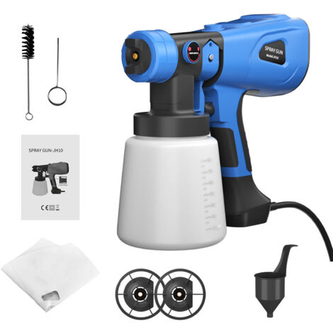 Electric Paint Sprayer Dayplus Airless HVLP Handheld Spray Gun Garden Fence 1000W