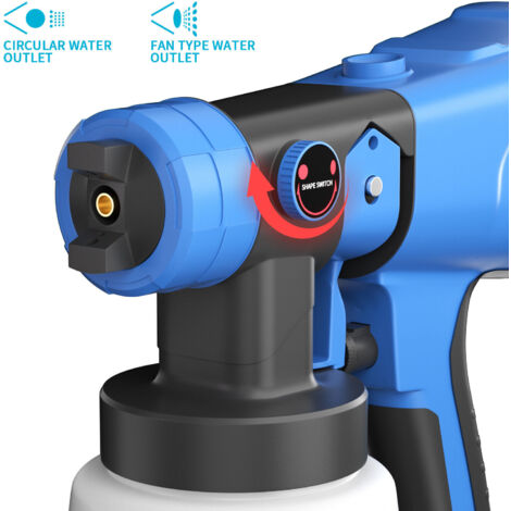 Electric Paint Sprayer Dayplus Airless HVLP Handheld Spray Gun Garden Fence 1000W