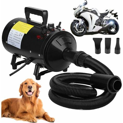 Motorcycle Power Dryer, Portable Car Dryer,Bike Dryer Blower&Blaster,Vechicle Dryer and Duster for Detailing,Pet Dog Grooming Dryer- Dry and Dust Inaccessible Areas with High Pressure Air Flow
