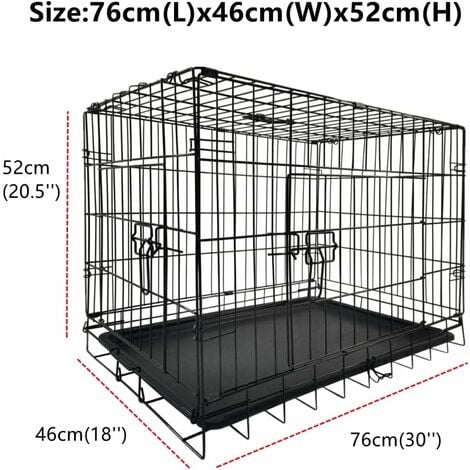 30 inch plastic dog crate