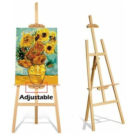 Floor Standing Folding Easel with Sign Frame, Display Warehouse