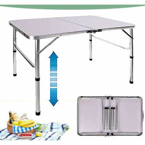 3FT Heavy Duty Folding Table Standing Table with Carrying Handle