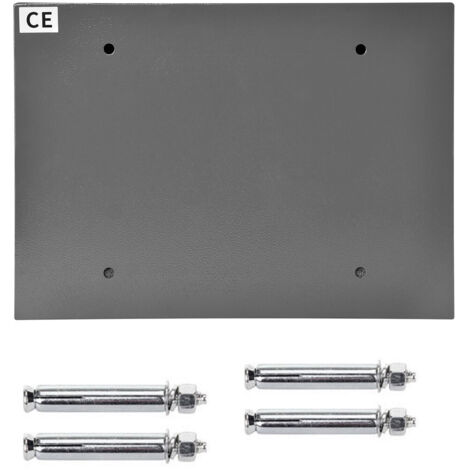 DIGITAL STEEL SAFE 16L ELECTRONIC SECURITY HOME OFFICE MONEY CASH SAFETY BOX KEY Grey