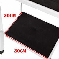 Folding 2 Step Stool Steel for Adults Indoor Foldable Stepladder Kitchen Ladders Stools Portable Anti-Slip Max Loading 150kg