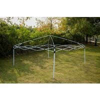DayPlus Pop up Gazebo with Sides 3m x 3m - Detachable Sides, Heavy Duty Waterproof Instant Sun Shade And Block Wind, Party Tent Outdoor Garden Shelter Beach Canopy with Carry Bag (White)