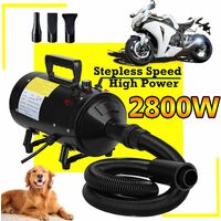 2800W Variable Speed Pet Grooming Hair Dryer High Velocity Dog Cat Hairdryer, Motorcycle Power Dryer, Portable Car Dryer, Bike Dryer Blower,Vehicle Dryer, Two in One,Convenient for use