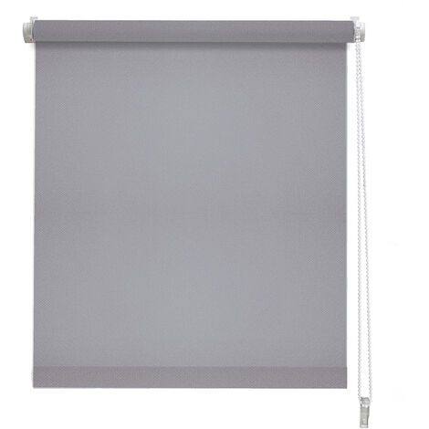 Store enrouleur tamisant sans percer - Blanc - L111 x H170cm