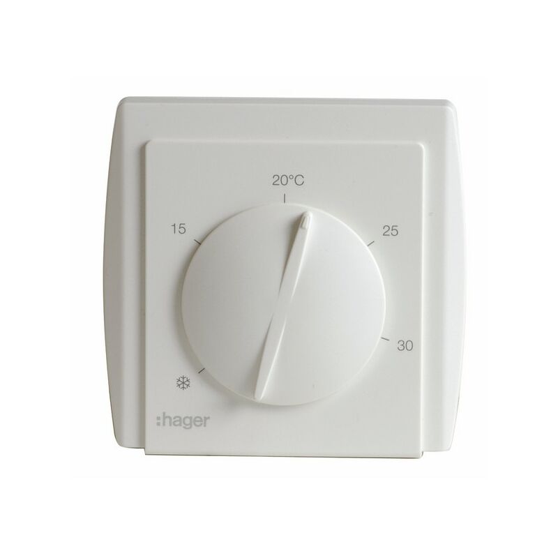 HAGER EK520 - Thermostat ambiance prog. 2 fils