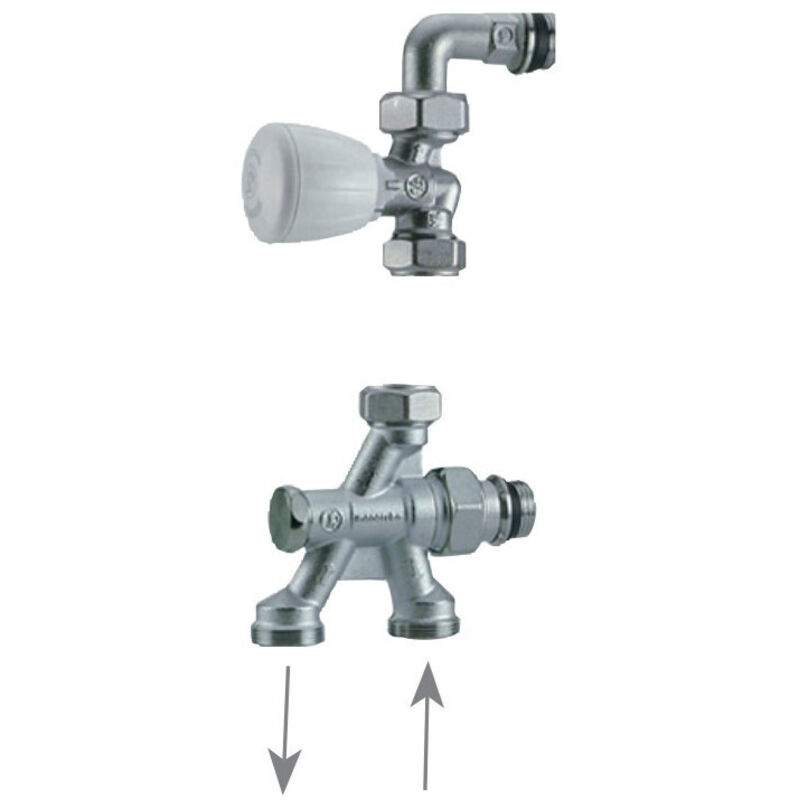 Corps De Vanne Thermostatique Droit R432TG 1/2"x16 - Réf. Giacomini R432X033 / 99628