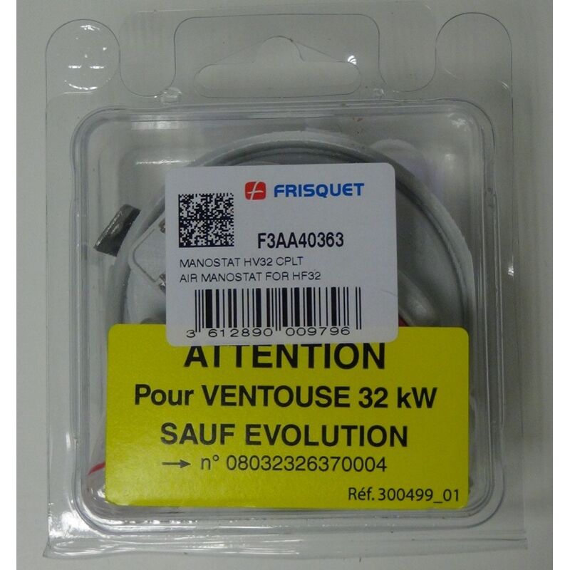 Manostat Frisquet Évolution 25 KW (Réf. F3AA41015) Pour Chaudière Gaz - Neuf Sous Emballage