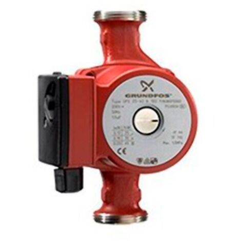 Grundfos – Circulateur inox 180 mm 1x230V 50Hz – Pompe à rotor noyé pour eau chaude sanitaire – Pression max 10 bar – Protection moteur intégrée