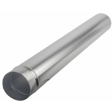 Tuyau aluminium Ø125mmx1.00m - ISOTIP JONCOUX : 011012