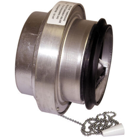 Anjos Ventilation – Bouche VMC 2711 – Ø conduit 125 mm – Débit 30/90/100 m3/h – Compatible chaudières gaz jusqu'à 23 kW - CC125