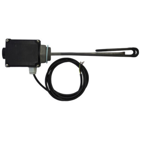Thermoplongeur solaire 2500 W monophasé – Acier inoxydable – Bouchon 1'1/2 – Protection IP44 – Longueur 245 mm – Tension 230 V
