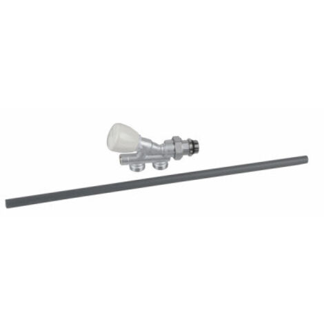 Giacomini – Corps thermostatisable 4 voies 1/2"X16 – Entraxe 35 mm pour alésage 16 – Sonde R171P Ø 12 – R437NX031