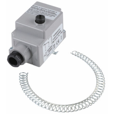Diff – Aquastat à applique type TCS 543458 – Thermostat pour plancher chauffant – Plage de réglage 40 à 70°C – Protection IP40 (1/2)