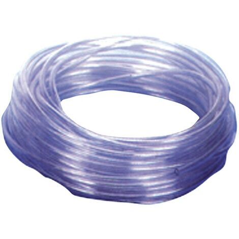 Tube PVC transparent Ø 6 mm (1/4'') - Rouleau de 5 m (16