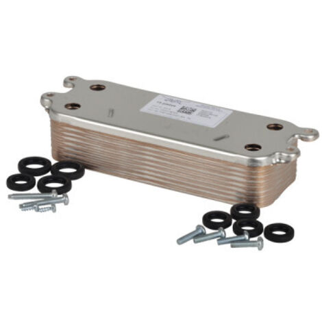 Saunier Duval – Echangeur thermique 18 plaques – Longueur 600mm – Largeur 400mm – Poids 15kg – 20186154