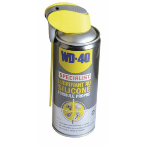 Lubrifiant au silicone, spray double position 400 ml WD-40