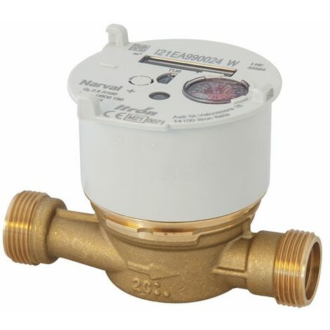 Itron – Compteur d'eau divisionnaire CEE/ISO – Technologie vitesse à jet unique – Totalisateur orientable 360° – Détection visuelle des fuites
