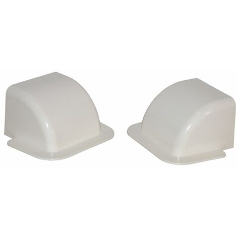 Passage de mur courbe 140x90 blanc crème 9001 (X 4) - DIFF (1/2)