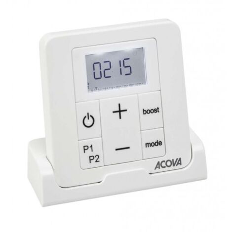 Acova – Thermostat d'ambiance RF pour radiateurs électriques – Affichage digital – Commande radio multifonctions – 887280 (1/3)