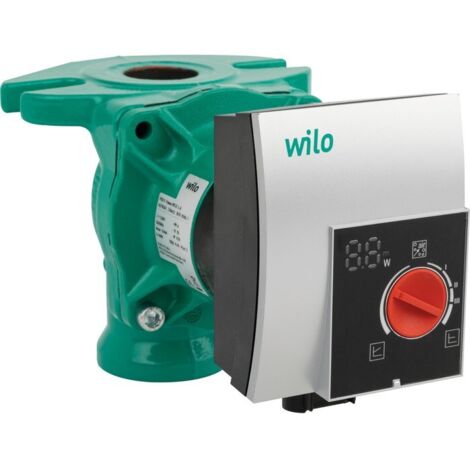Wilo – Circulateur à haut rendement 25/1-6 – Entraxe 130 mm – Tension 1x230V – Débit max 3,5 m³/h – Technologie ECM pour régulation précise
