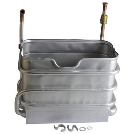 Saunier Duval – Echangeur thermique pour chauffe-eau gaz – Longueur 800mm – Largeur 400mm – 2 plaques – Poids 5kg – Référence S1220300
