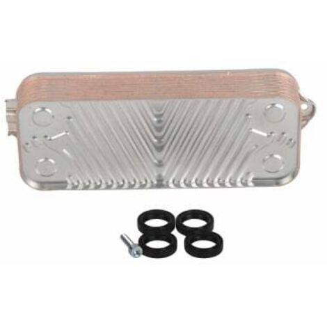 Diff – Échangeur thermique à plaque 28kW – Dimensions 600x400mm – 20 plaques – Pour systèmes de chauffage et production d'eau chaude - S101750