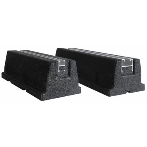 Supports de fixation 600 mm – Capacité 300 kg – Profil aluminium 41 x 21 mm – Niveaux à bulle pour nivellement précis