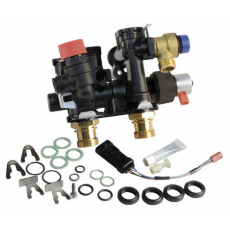 Diff – Vanne 3 voies avec moteur pour chauffage central – Tension 230V – Compatible chaudières Saunier Duval – Régulation optimale de température