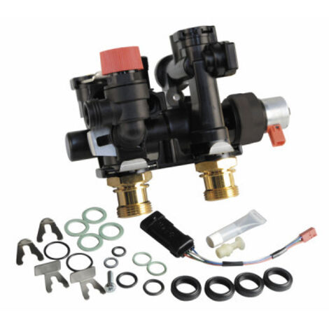 Diff – Vanne 3 voies chauffage central – Moteur pour régulation précise – Compatible chaudières Saunier Duval – Tension 230V