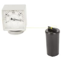 Oventrop – Jauge chauffage central mécanique pour cuve fioul – Raccordement G 1/2" – Réglage précis – Hauteur 100 à 200 cm