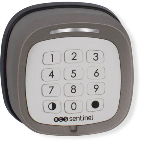 Scs Sentinel – Clavier professionnel à code sans fil – Alimentation 2 piles CR2032 – Indice de protection IP55 – Portée 50 m en champ libre (1/5)