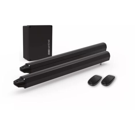 Scs Sentinel – Kit de motorisation pour portail battant jusqu'à 3m et 300kg – Moteur à vis sans fin 24V – Ouverture totale ou partielle – Déverrouillage manuel