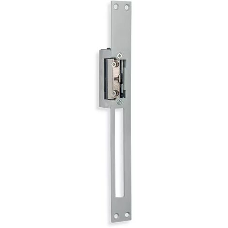 Scs Sentinel – Gâche électrique LockElek 301 – Têtière longue 250mm en acier – Dimensions 250x25x32mm – Déclenchement permanent après impulsion