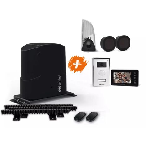 Scs Sentinel – Kit de motorisation pour portail coulissant – Visiophone intégré – Ouverture rapide 15s – Charge max 400kg – Longueur max 5m (1/5)