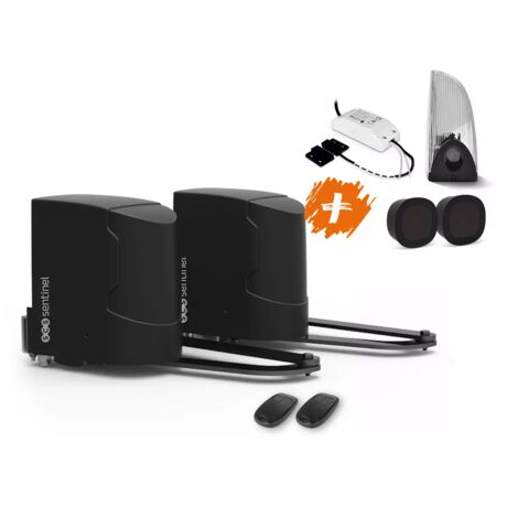 Scs Sentinel – Kit motorisation de portail SimplyOpen 2 – Module récepteur connecté WifiGate – Charge max 400 kg – Longueur max 5 mètres