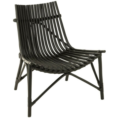 Fauteuil lounge en bambou et rotin - SAFI (1/5)