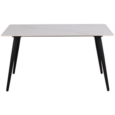 Table à manger rectangulaire en céramique L140 6 personnes - ASHFORD (1/5)