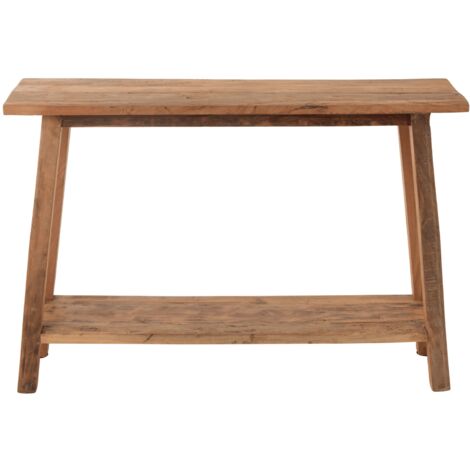 Console double plateau en bois recyclé L120 - CARRIE (1/5)