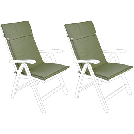 Coussins pour fauteuil de jardin inclinable (lot de 2) - CANCALE (1/3)