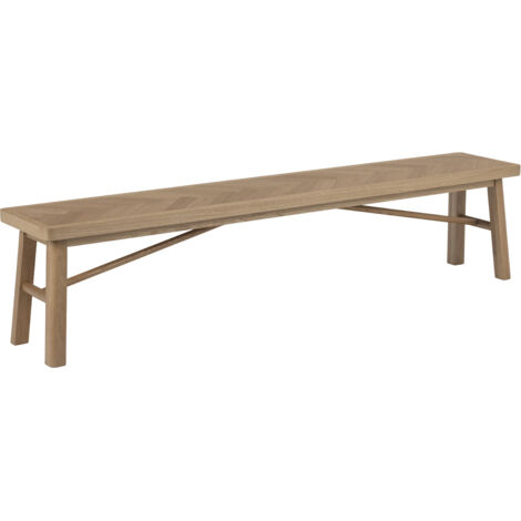 Banc de salle à manger en chêne de style scandinave L200 - WALY (1/5)