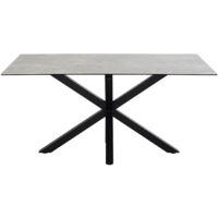 Table de salle à manger rectangulaire en céramique 6 places L160 - NEIVA