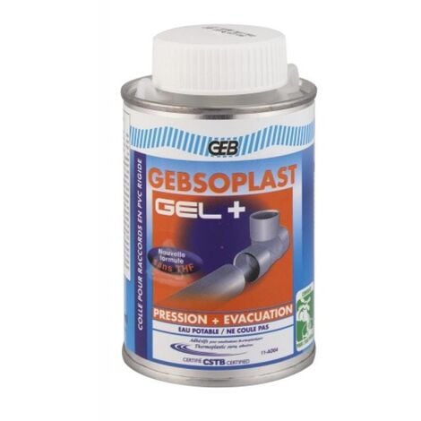 Colle PVC plus alimentaire pression et évacuation, 125 ml